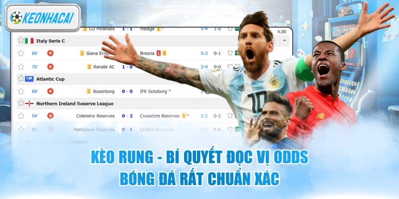 Kèo Rung - Bí Quyết Đọc Vị Odds Bóng Đá Rất Chuẩn Xác