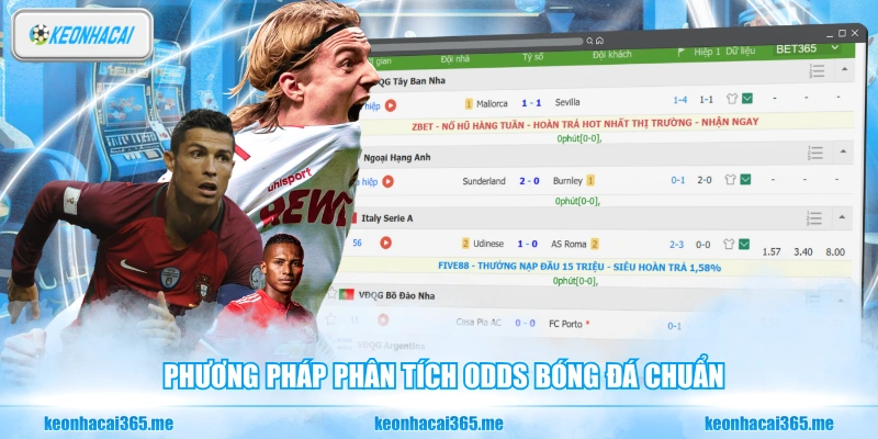 Kèo Rung - Bí Quyết Đọc Vị Odds Bóng Đá Rất Chuẩn Xác 2 Phương pháp phân tích odds bóng đá chuẩn